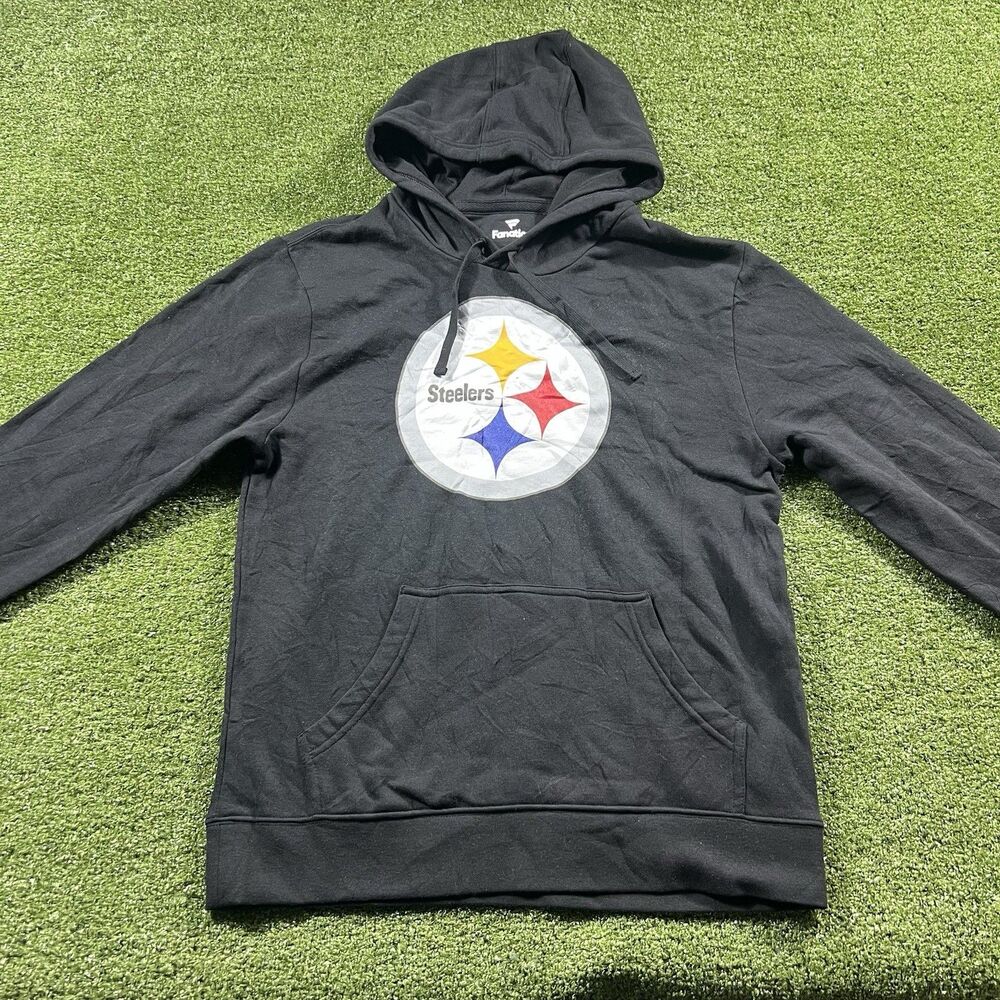 Pittsburgh Steelers NFL Football Mens Fanatics Hoodie Size M NWOT